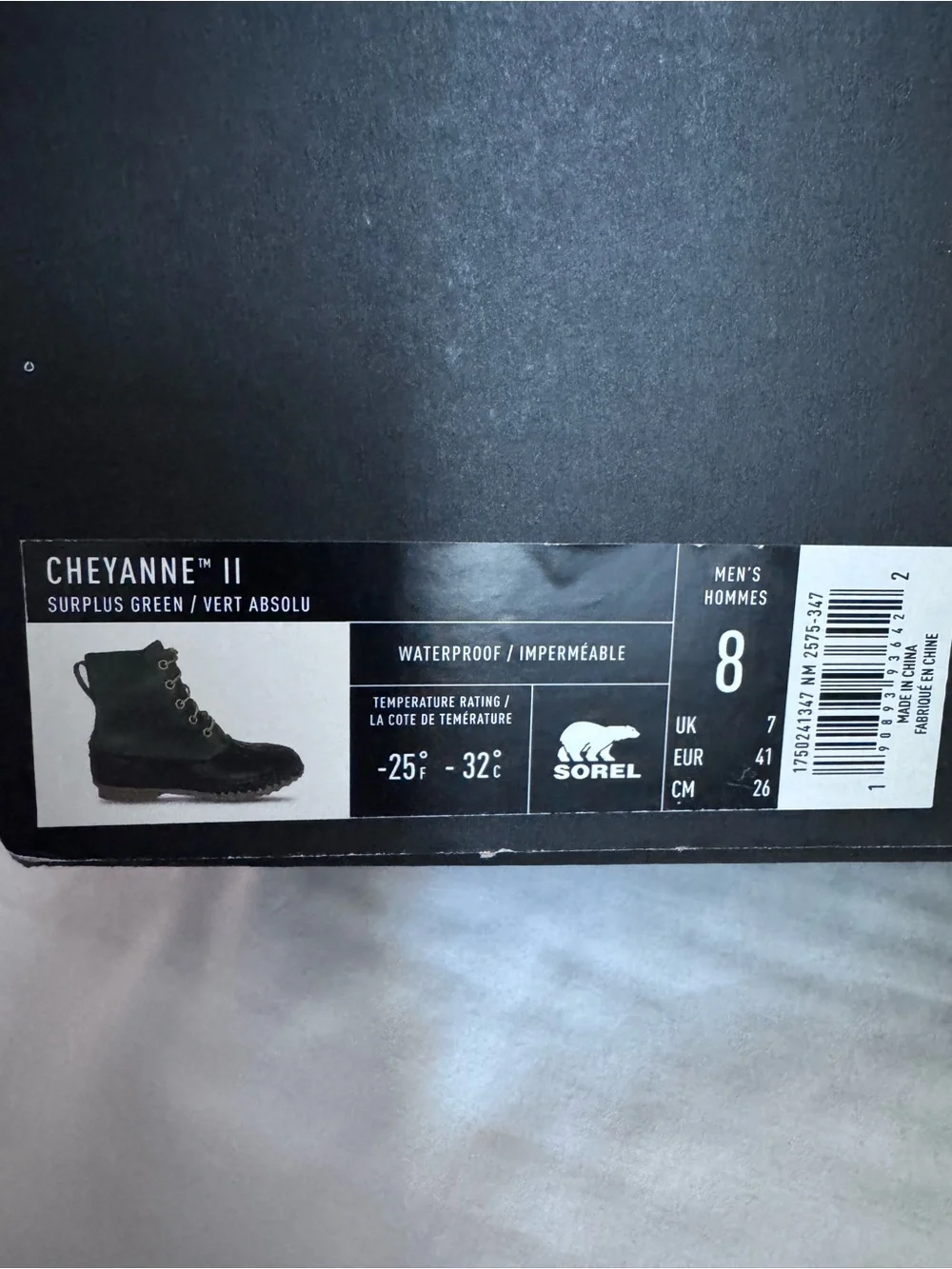 Sorel Cheyanne II Waterproof Boots Surplus Green